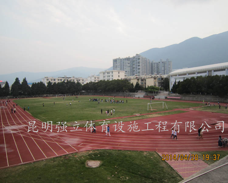 大理學(xué)院荷花校區(qū)塑膠跑道項目